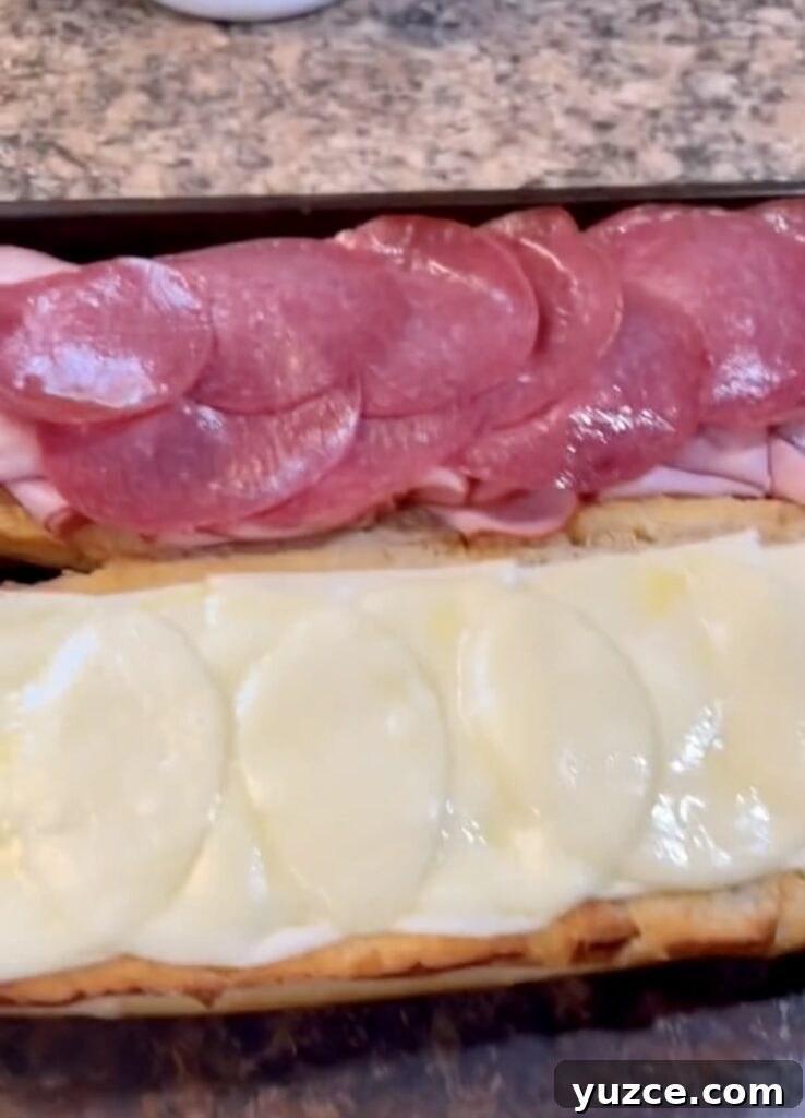 Grinder Salad Sandwich Recipe: Layered Italian Cold Sandwich Tutorial 14 img 1868 14