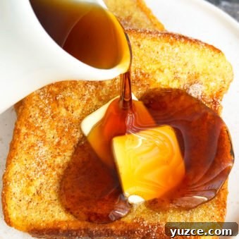 Cinnamon French Toast Recipe: Fluffy Morning Classic 5 Cinnamon French Toast with Syrup Being Poured