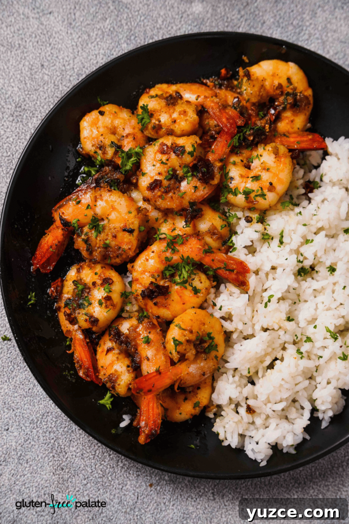 17 Delicious Gluten-Free Shrimp Recipes for Every Meal 7 I love my garlic butter shrimp. It uses butter and fresh garlic to create a robust flavor, perfect as a main course.