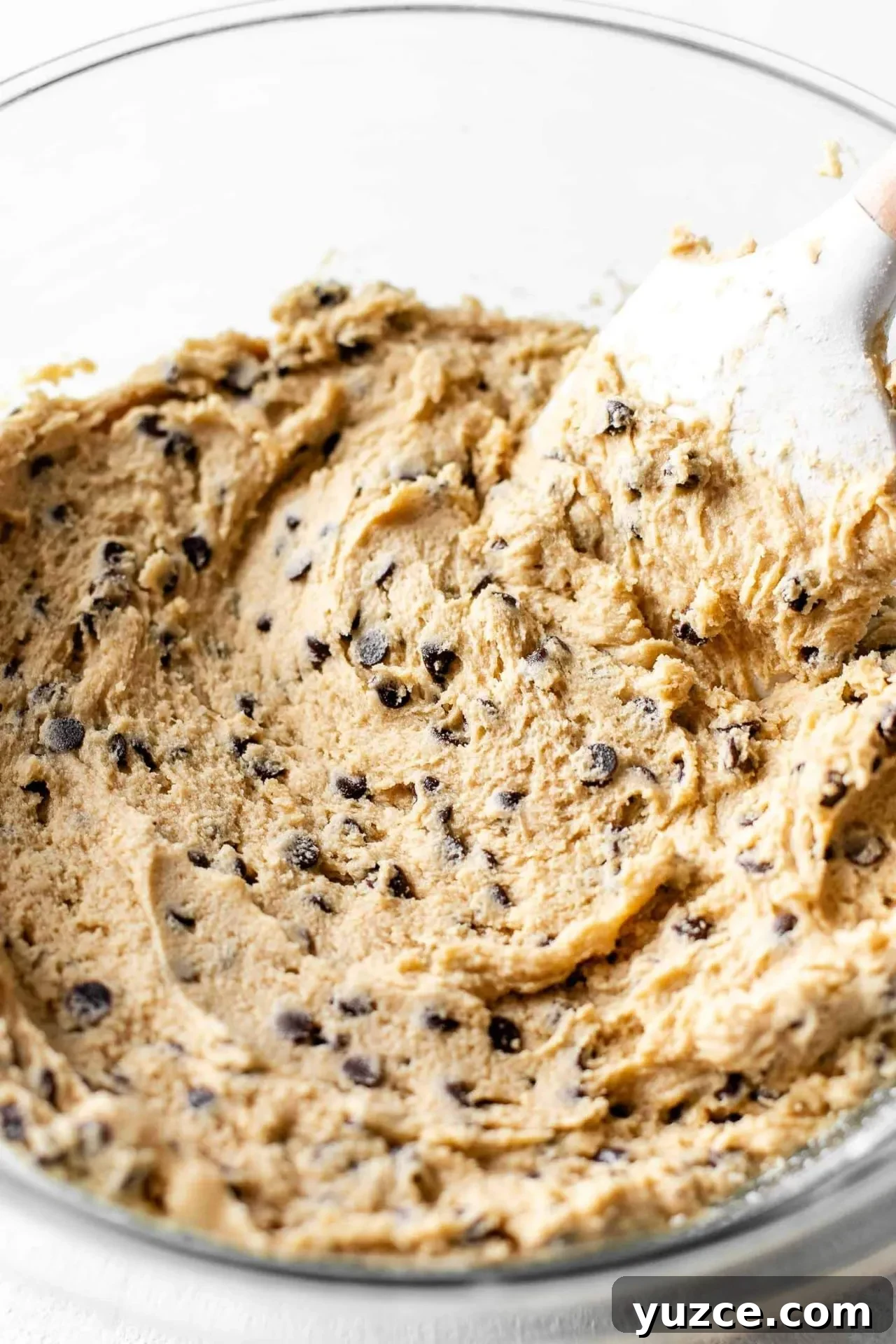 Chocolate Chip Ice Cream Sandwich Cookies Recipe for Homemade Treats 5 cookie dough in bowl
