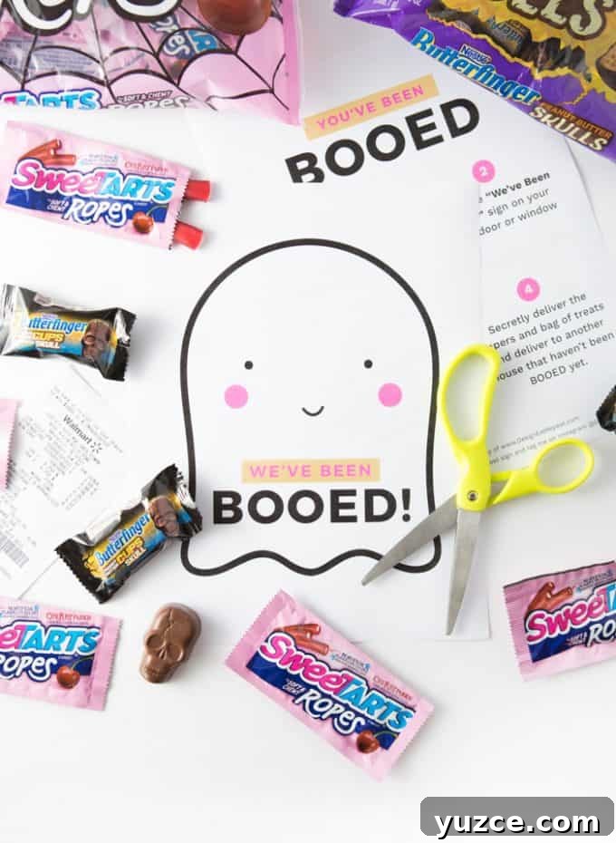 Free You've Been Booed Halloween Printables and Tags 5 Ghost