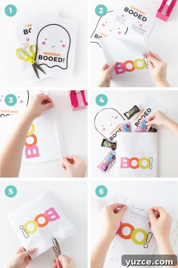 Free You've Been Booed Halloween Printables and Tags 6 Tutorial on how to make FREE