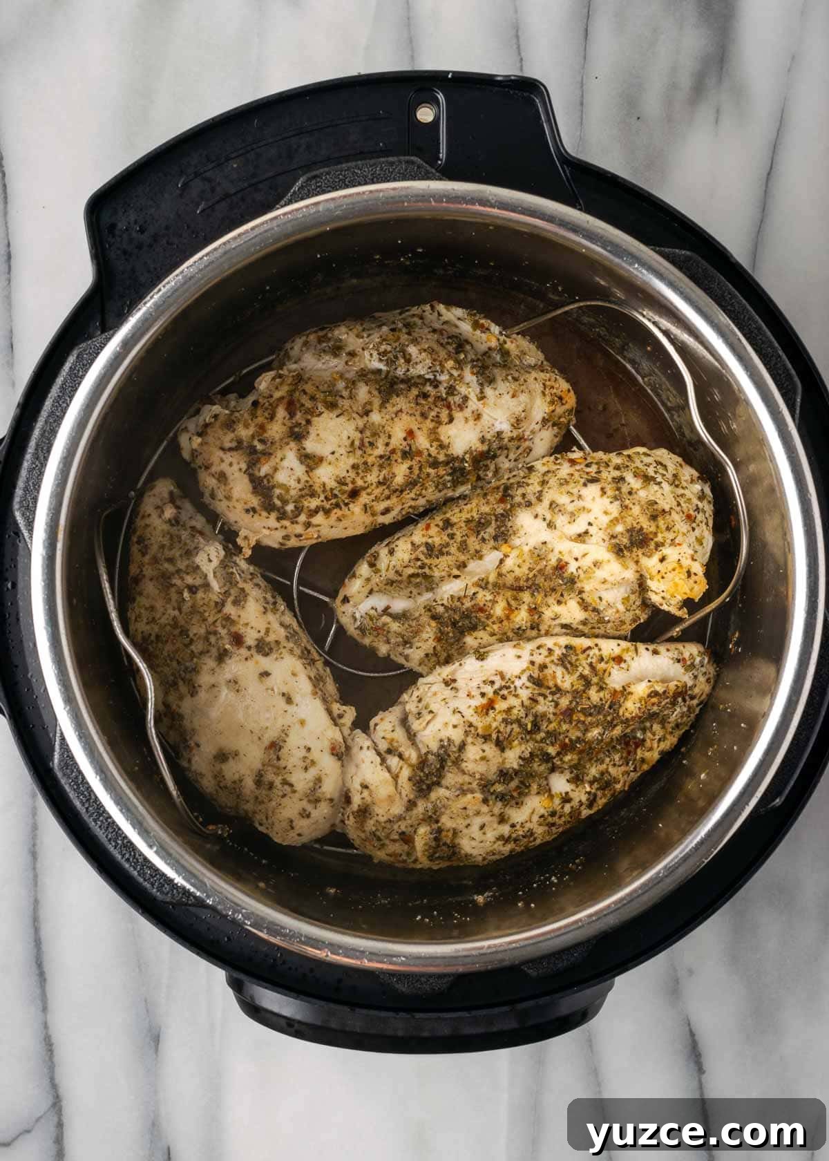 Juicy Instant Pot Chicken Breasts in 15 Minutes 9 cooked chicken breast in instant pot