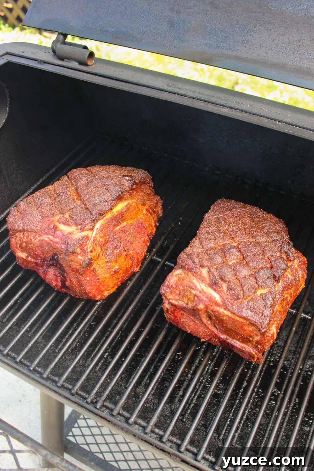 Smoky Pulled Pork BBQ Sandwich Recipe for Juicy Flavor 6 Pork at 165F about to be pulled to be wrapped.