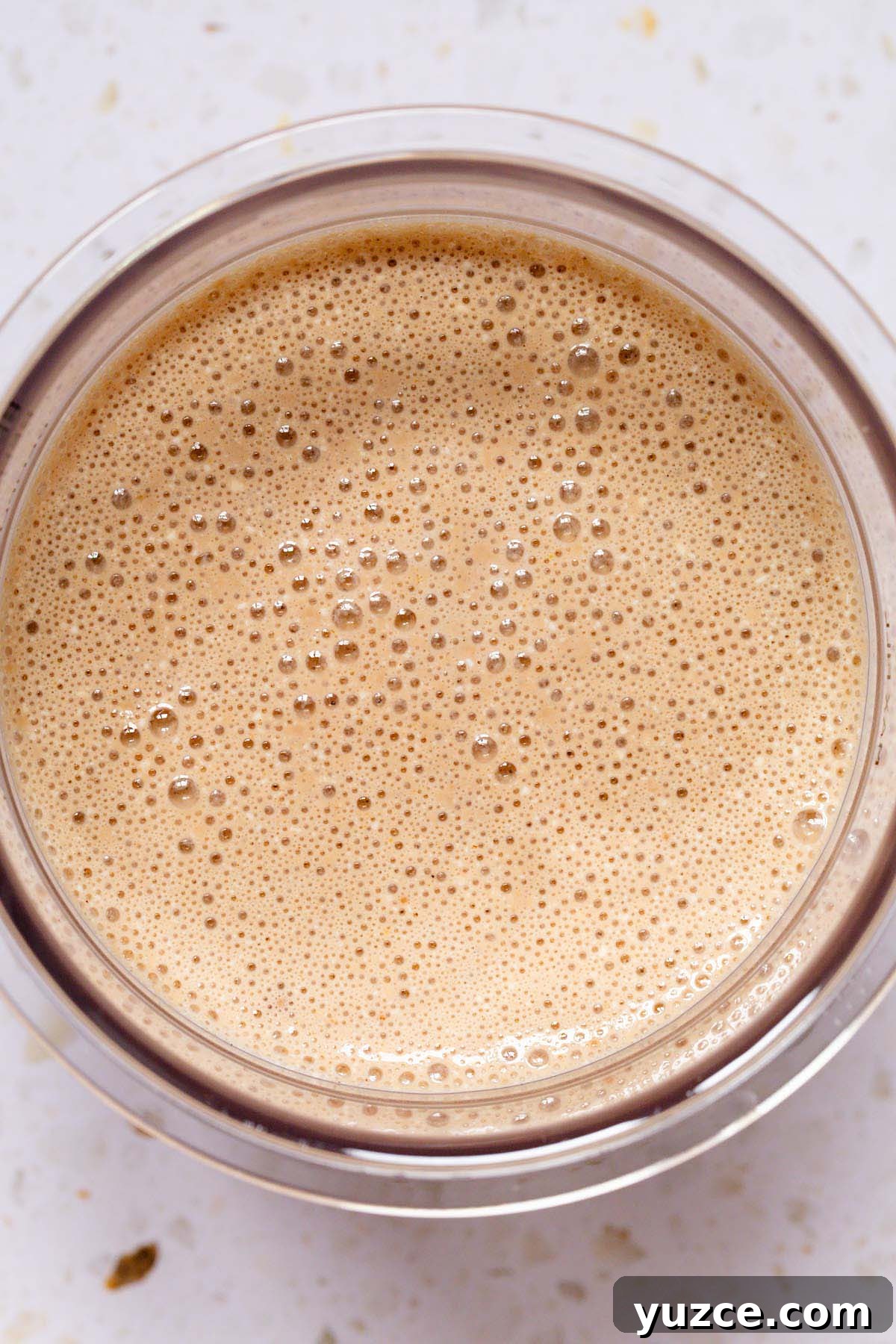 Chocolate Protein Ice Cream Made in the Ninja Creami 4 Blended ice cream