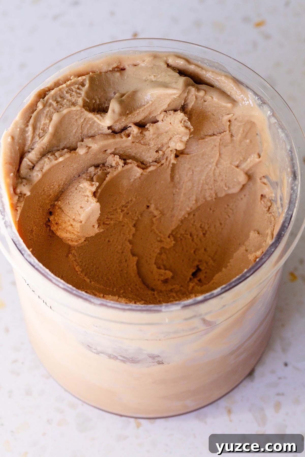 Chocolate Protein Ice Cream Made in the Ninja Creami 7 Chocolate Protein Ninja Creami ice cream
