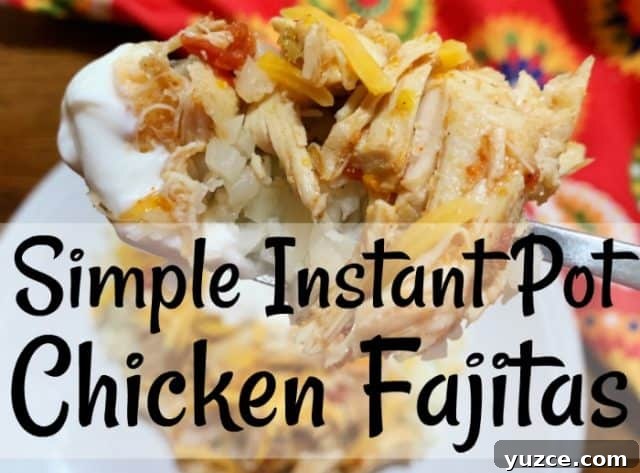 chicken fajitas in instant pot