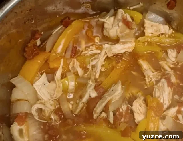 chicken fajitas in instant pot cooked