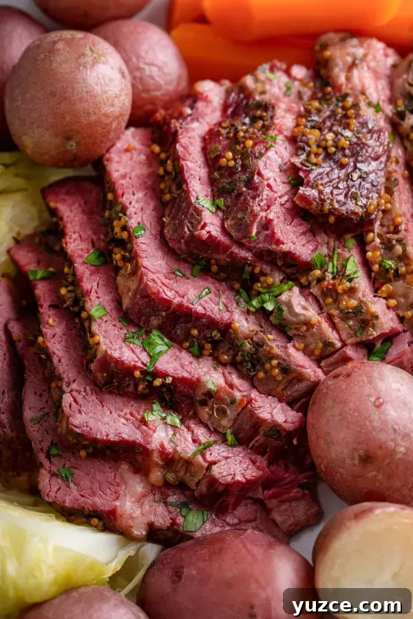 Oven-Baked Corned Beef and Cabbage Casserole Recipe 6 sliced corned beef