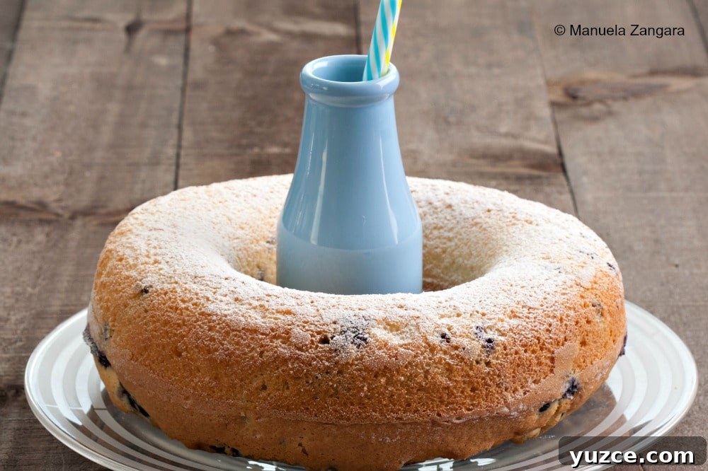 Blueberry Limoncello Yogurt Ciambellone Cake Recipe 2 Blueberry Limoncello Yogurt Ciambellone