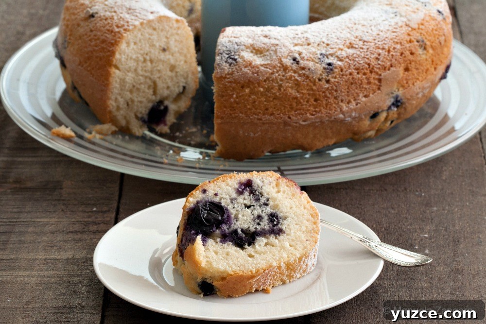 Blueberry Limoncello Yogurt Ciambellone Cake Recipe 3 Blueberry Limoncello Yogurt Ciambellone