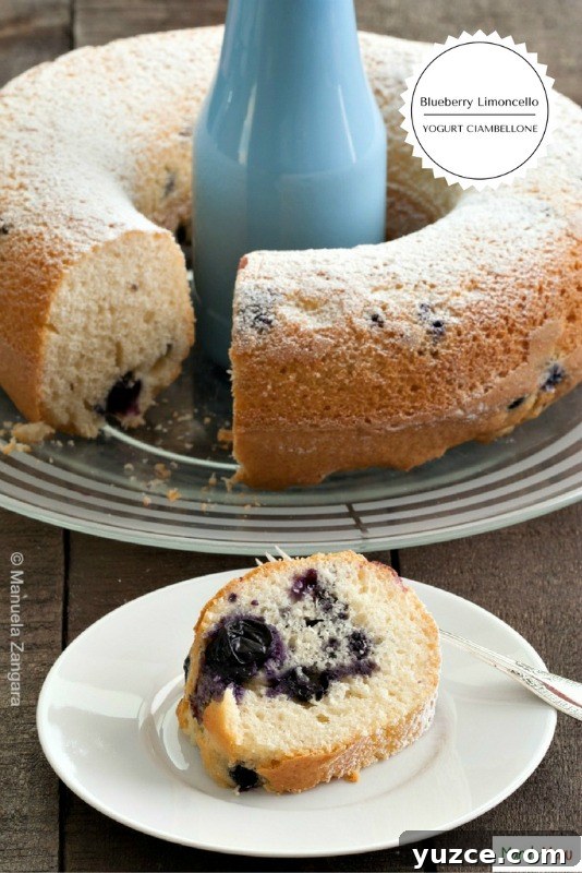 Blueberry Limoncello Yogurt Ciambellone Cake Recipe 5 Blueberry Limoncello Yogurt Ciambellone