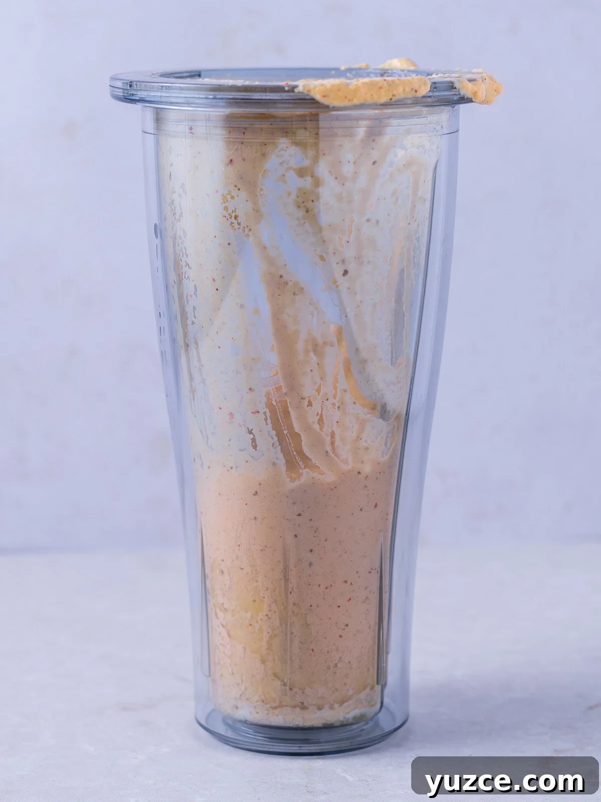 Spicy Kimchi Mayo Recipe for sandwiches, dips, and more 5 blended sauce in the blender cup