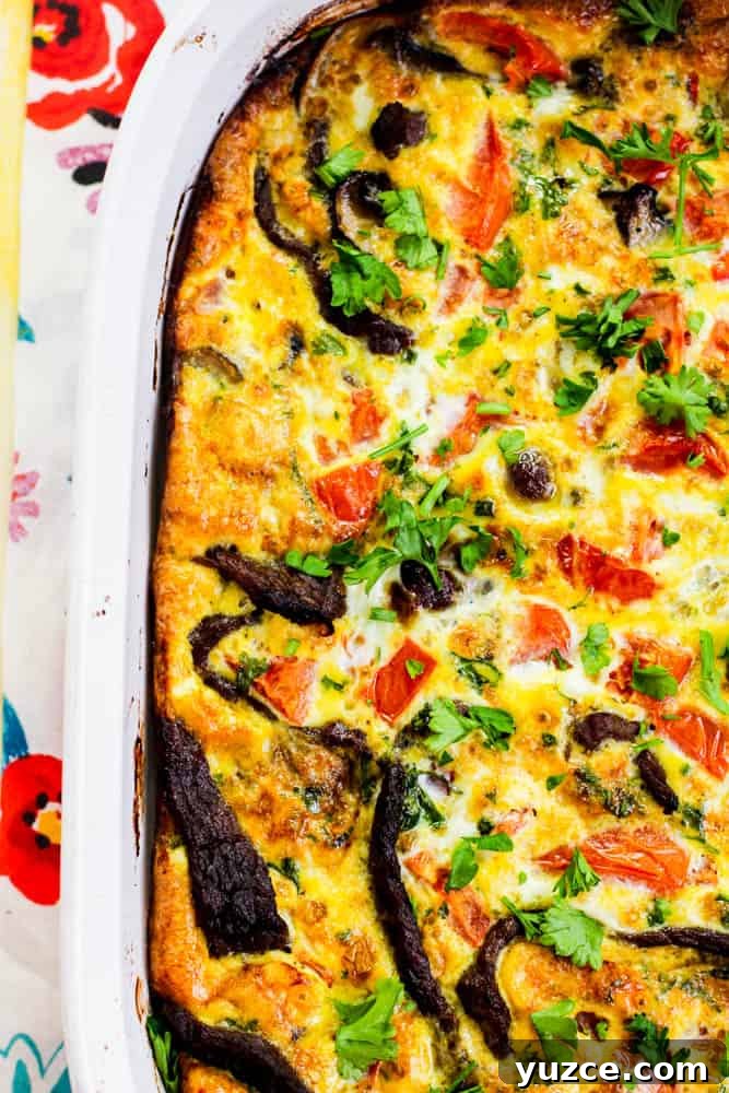 Keto Omelet Toast Made in an Air Fryer: Quick Low-Carb Breakfast 7 Low Carb Breakfast Casserole with Steak, Onions and Mushrooms