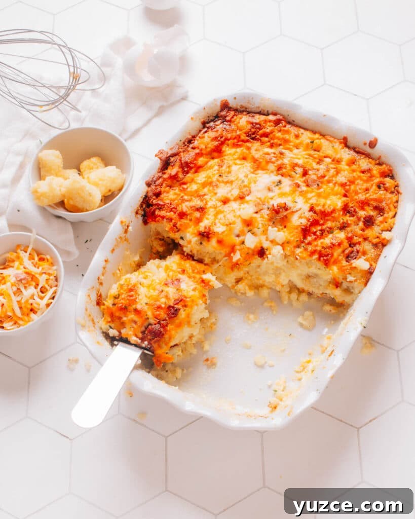 Tater Tot Breakfast Casserole