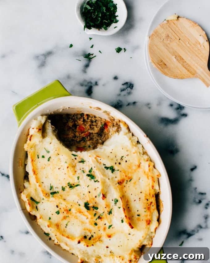 Vegetarian Shepherd’s Pie with Lentils