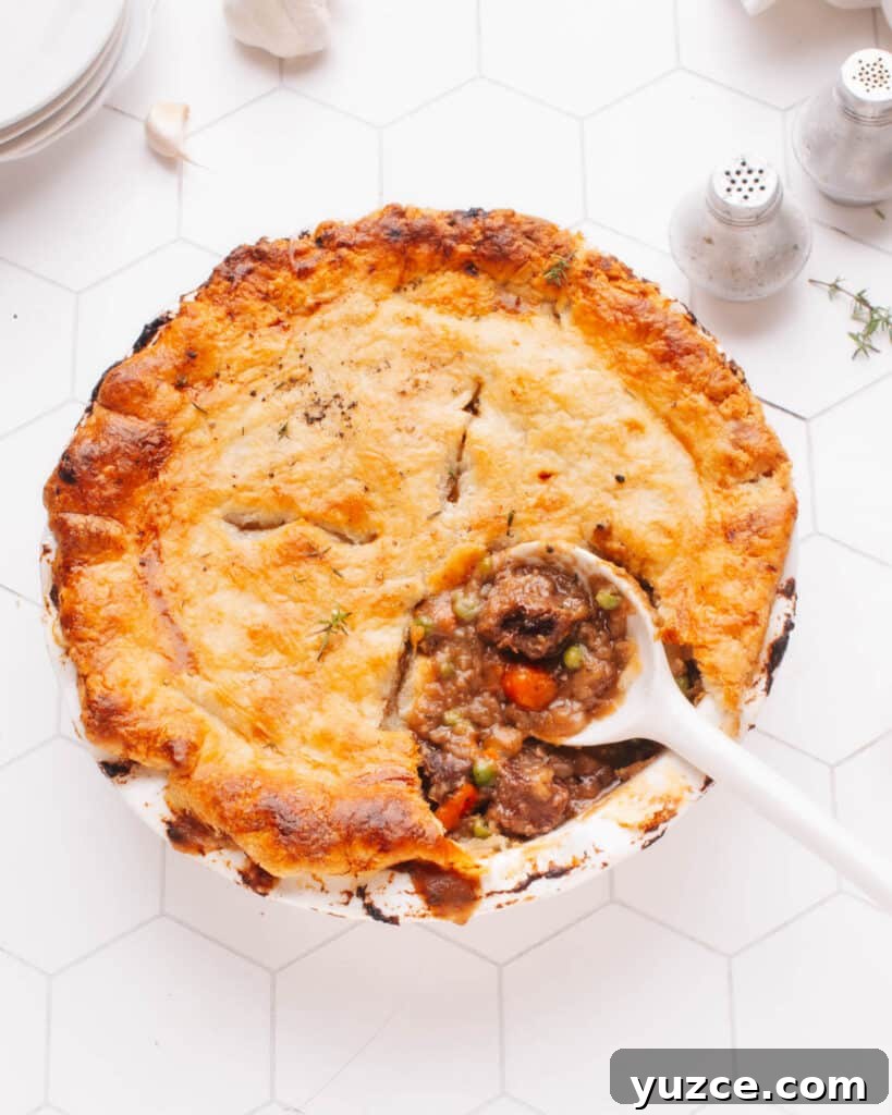 Beef pot pie