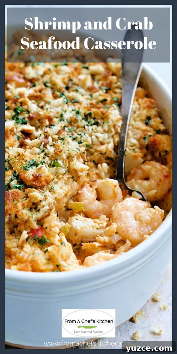 Shrimp and crab casserole