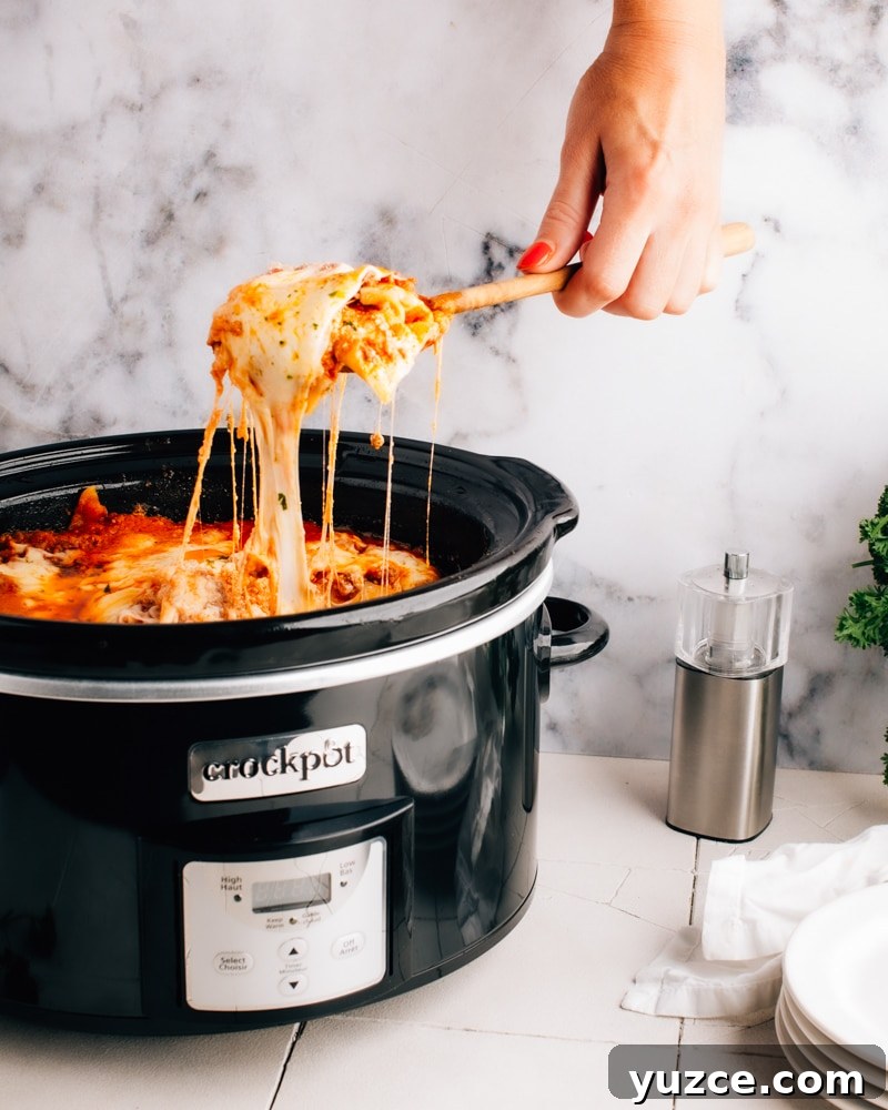 Crockpot lasagna