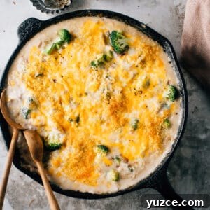 Cheesy Broccoli Rice Casserole Recipe with Chicken