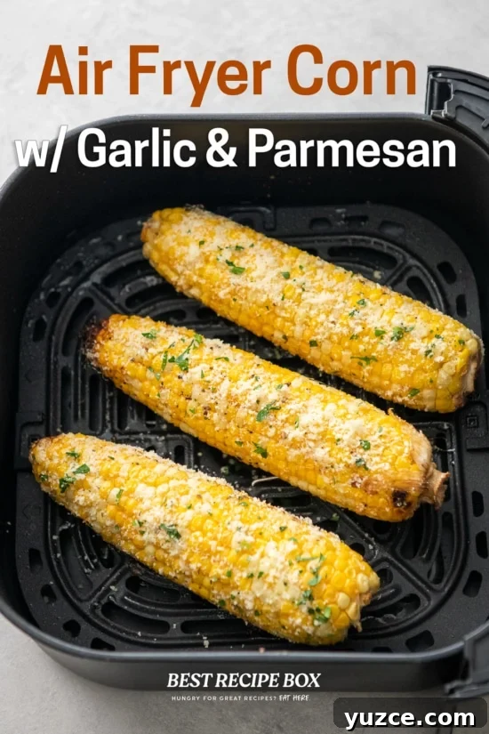 corn in air fryer baset