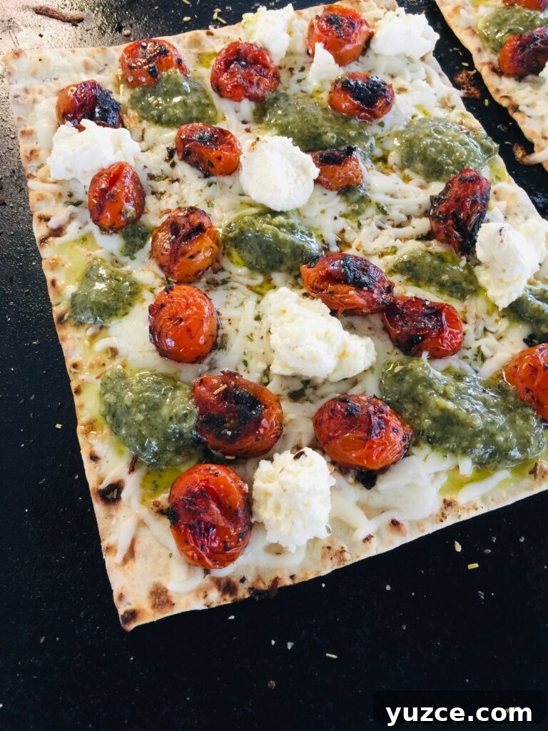 Blackstone Caprese Lavash Flatbreads