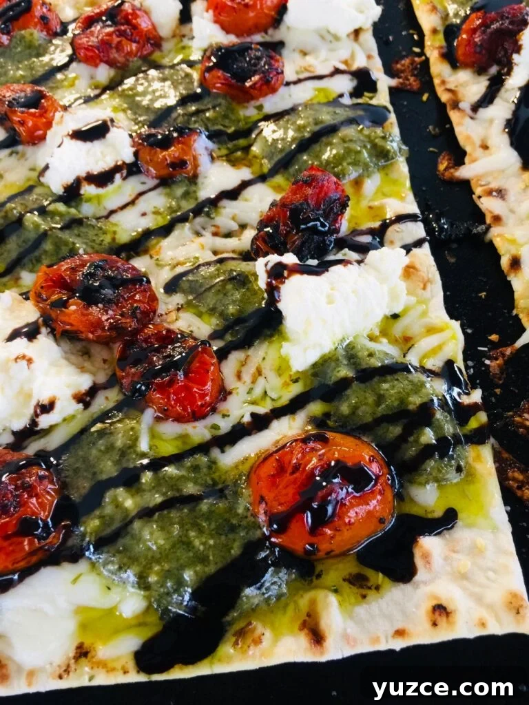 Blackstone Caprese Lavash Flatbreads