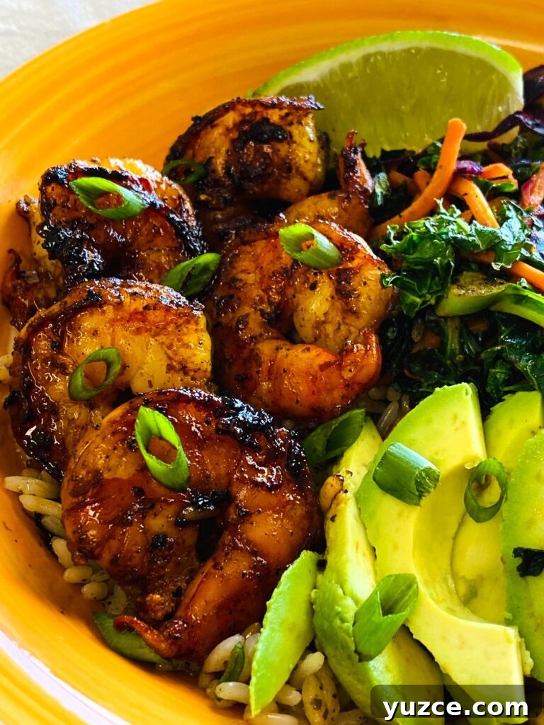 Blackstone Tequila Lime Shrimp Bowls