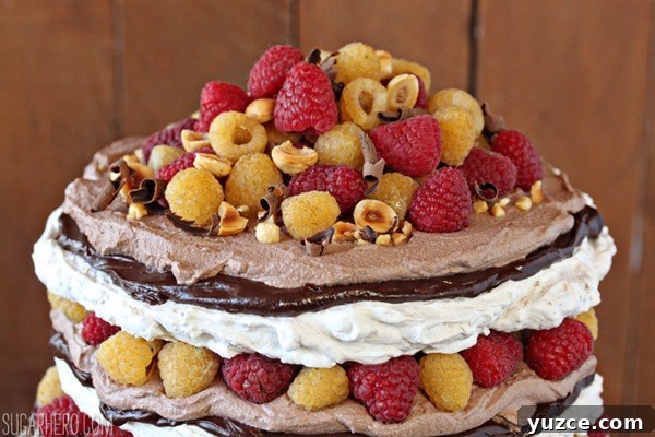 Hazelnut Meringue Cake | From SugarHero.com Hazelnut Meringue Cake | From SugarHero.com