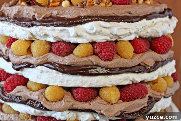 Hazelnut Meringue Cake | From SugarHero.com Hazelnut Meringue Cake | From SugarHero.com