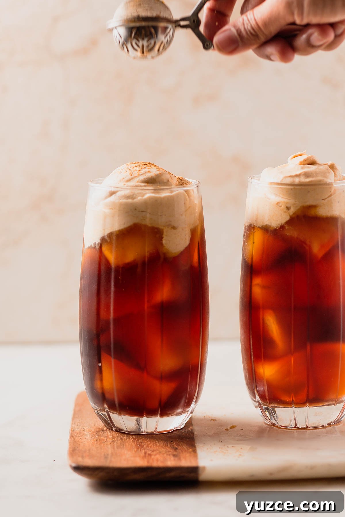 pumpkin cream cold brew