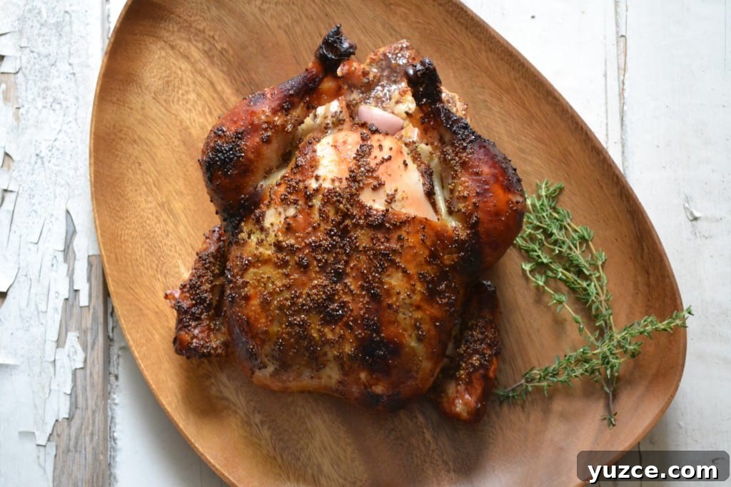 Honey Mustard Roast Chicken - Sarcastic Cooking img 3750 4