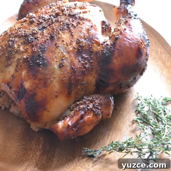 Honey Mustard Roast Chicken