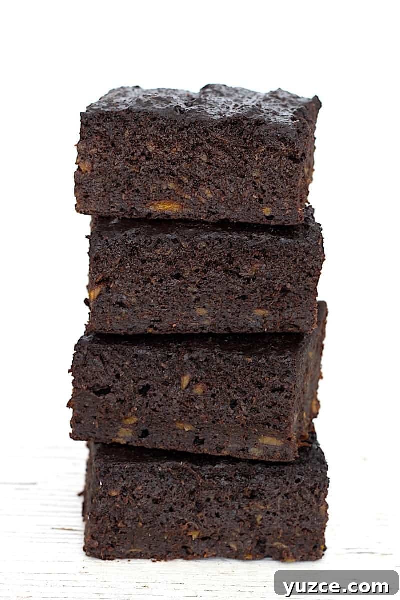 Whole Wheat Sweet Potato Brownies with Dark Chocolate Swirl 2 Whole Wheat Sweet Potato Brownies