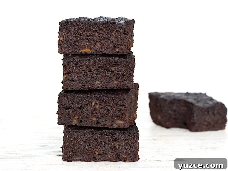 Whole Wheat Sweet Potato Brownies with Dark Chocolate Swirl 6 Whole Wheat Sweet Potato Brownies