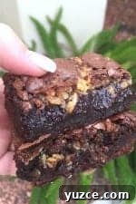 Gooey Krispie Treat–Stuffed Brownies: Chewy Rice Cereal Center 6 Image of Gooey Krispie Treat Stuffed Brownies