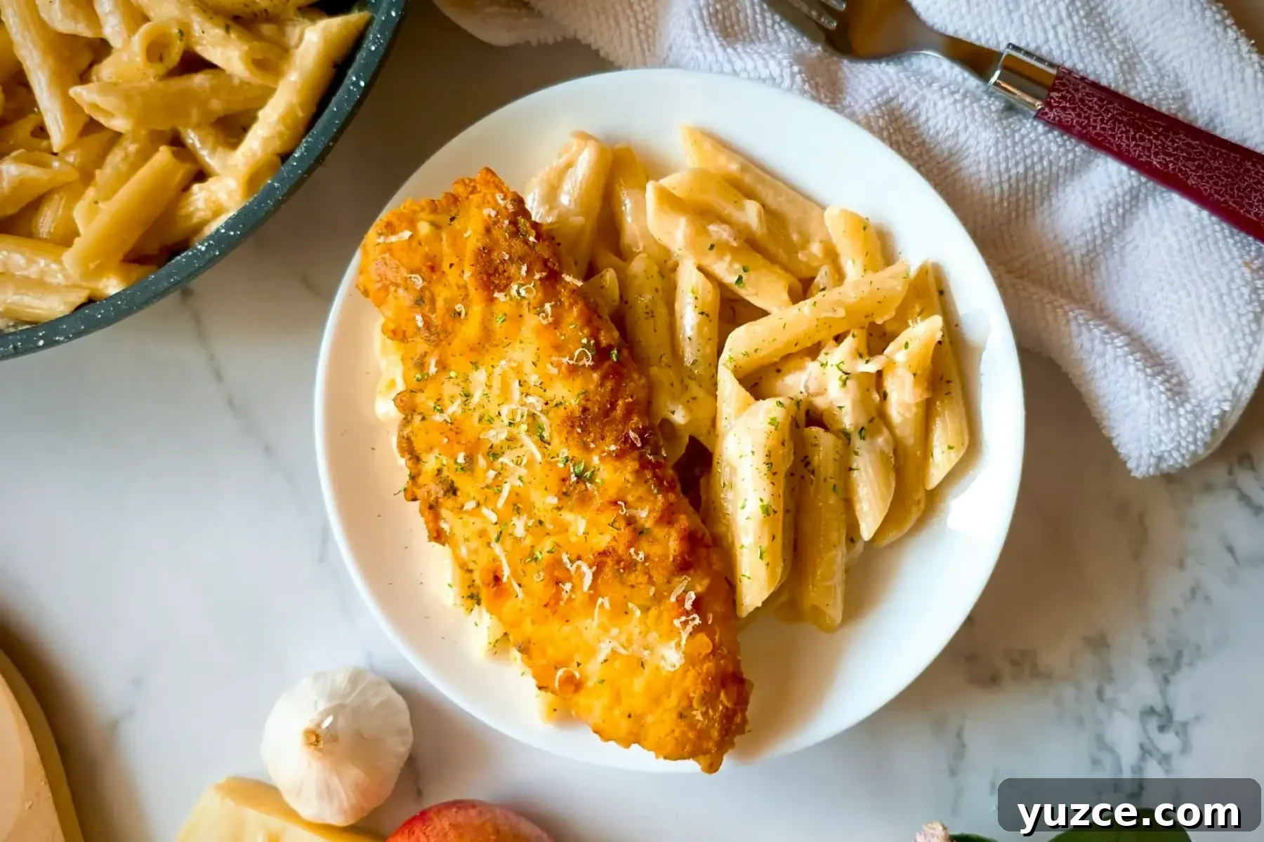 13 Irresistible Chicken Recipes to Make Tonight 11 Garlic Parmesan Pasta With Chicken