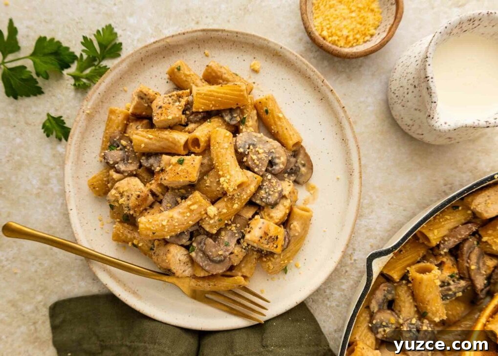 13 Irresistible Chicken Recipes to Make Tonight 9 Chicken And Mushroom Pasta