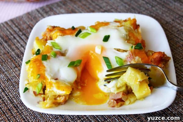 Hearty Ham and Potato Breakfast Casserole for Busy Mornings 2 Ham and Potato Breakfast Bake