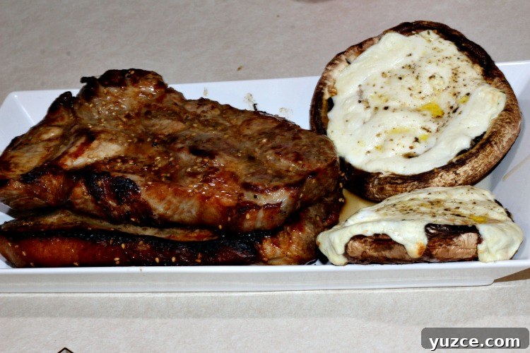 Cheese-Stuffed Portobello Mushrooms Recipe for Weeknight Dinner 6 This Cheese Stuffed Portabella Mushrooms Recipe is easy to make up and sure to be a hit at any bbq! Just a couple of ingredients serve up a tasty Appetizer.