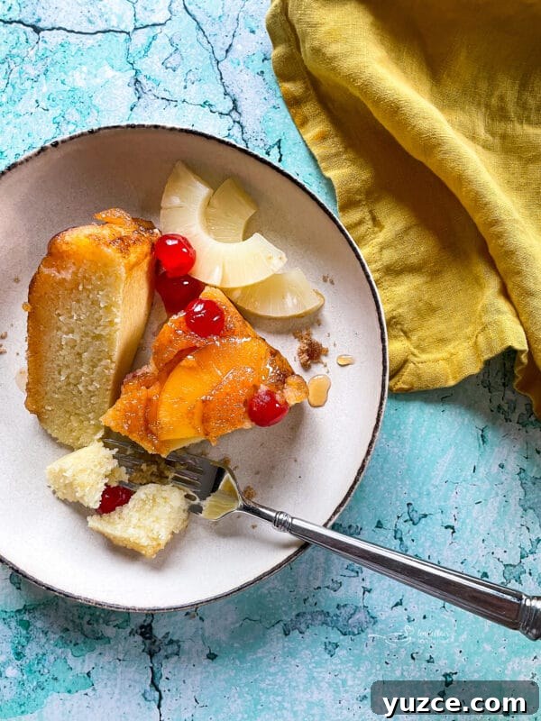 Homemade Pineapple Upside-Down Cake Recipe 14 Slice of cake