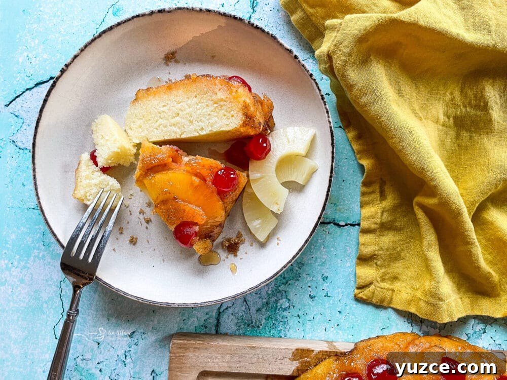Homemade Pineapple Upside-Down Cake Recipe 5 Top of Pineapple Upside Down Cake