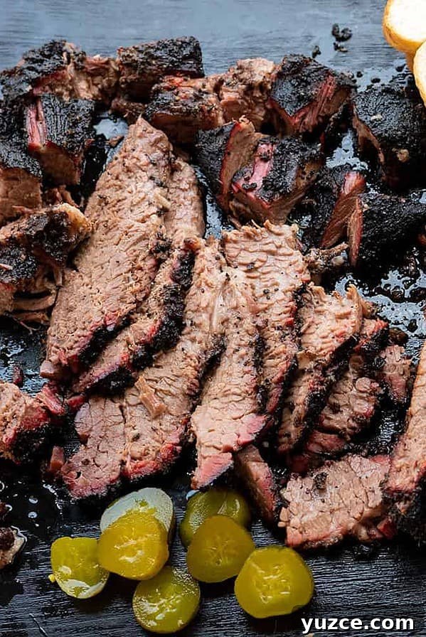 When to Trim Brisket: Timing and Tips for Perfect Smoke 4 slices of smoked brisket