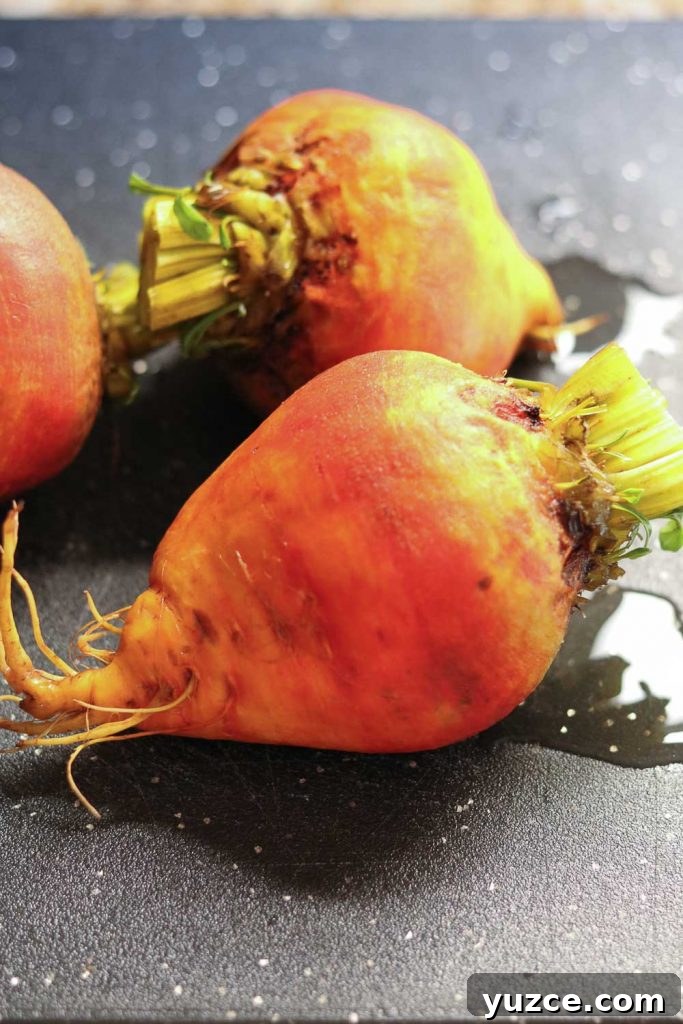 Roasted Beets for Salads: Simple Oven Method for Perfect Texture 3 raw beets