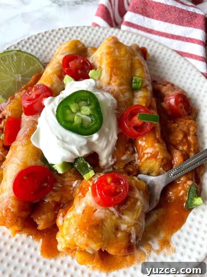 Quick Frozen Taquito Enchiladas: 30-Minute Weeknight Recipe 10 The easiest dinner in the world! Frozen Taquito Enchiladas! This one pan meal is my favorite dinner for busy weeknights. It's so easy to make you can do it with your eyes closed.