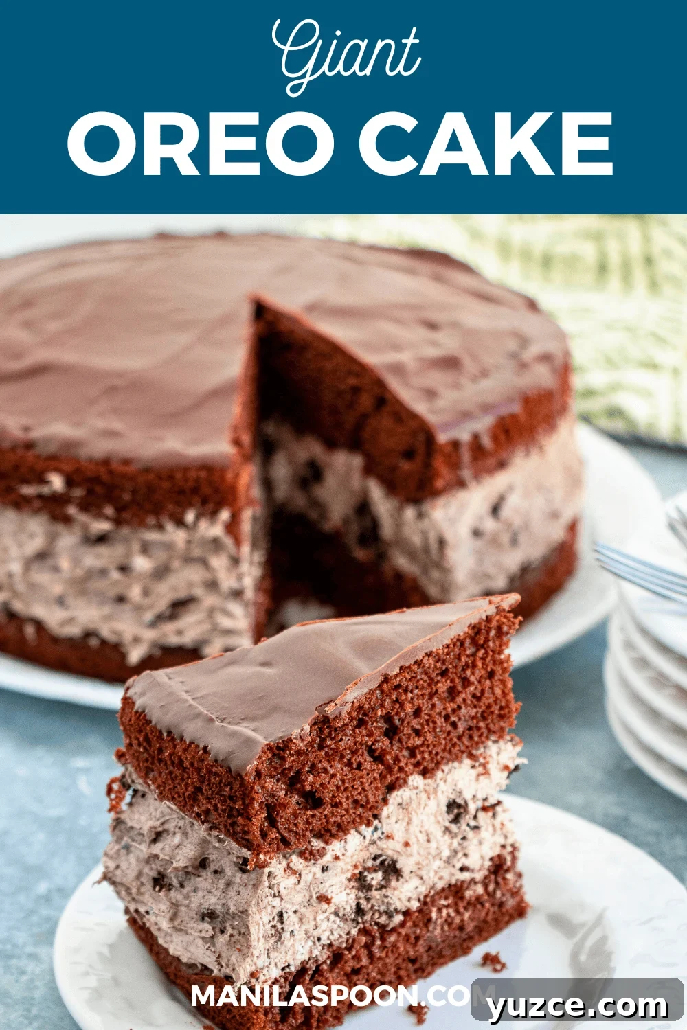 Giant Oreo Cake Recipe: How to Bake a Show‑Stopping Oreo Layer Cake 13 Served slice