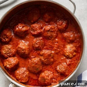 Whole30 Meatballs in Tomato Red Sauce — Paleo & Gluten-Free 5 Meatballs in Red Sauce Whole30 Primal Gourmet Paleo Easy Recipe