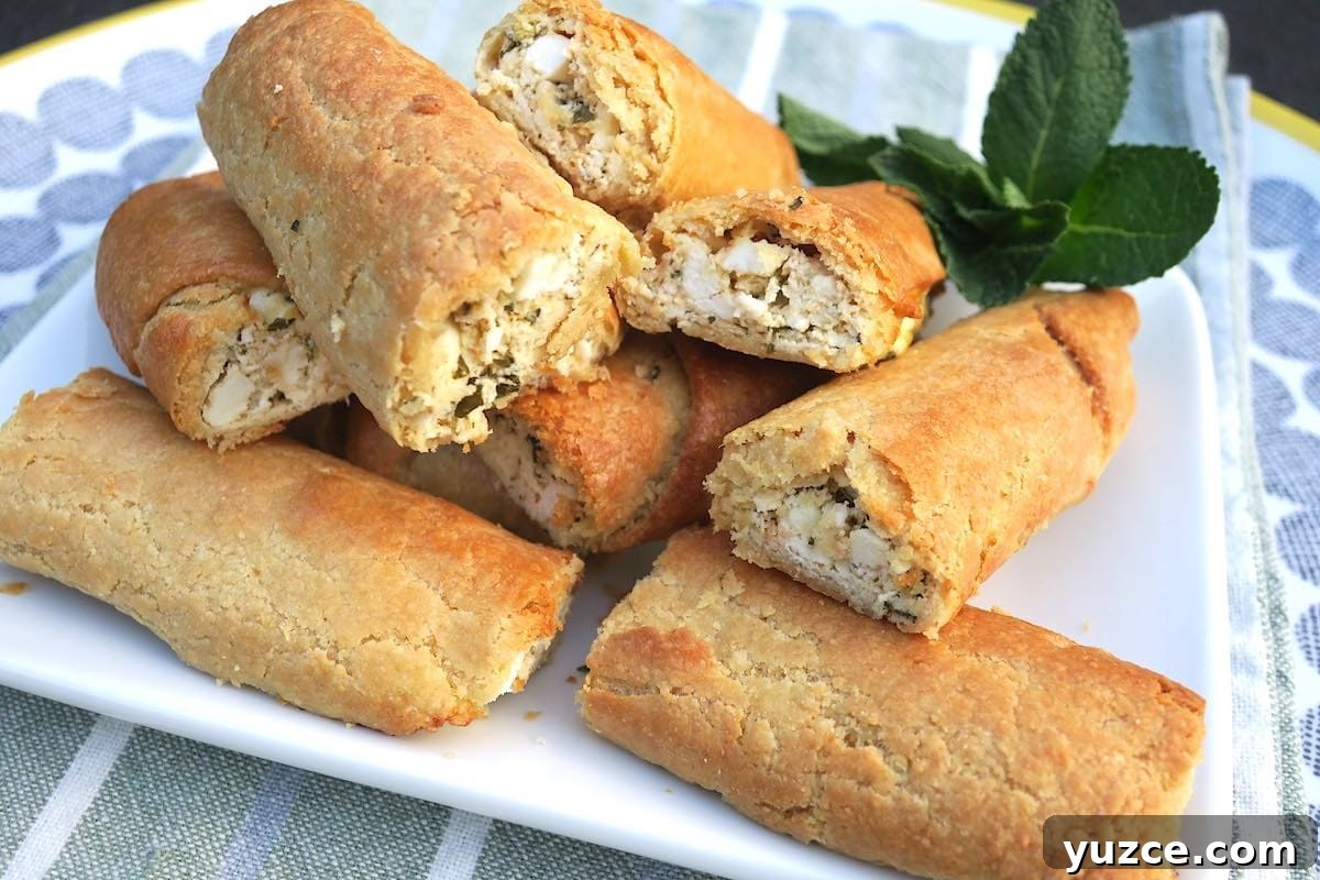 Low-Carb Keto Sigara Böreği Recipe for Low-Carb Diet 2 Low Carb & Keto Sigara Boregi