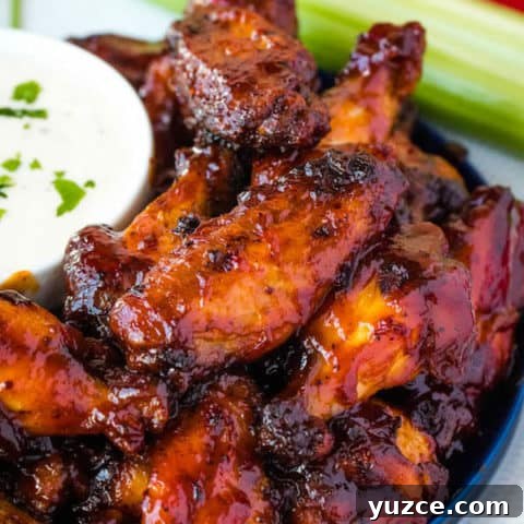 Image for Honey BBQ Chicken Wings ~ Recipe