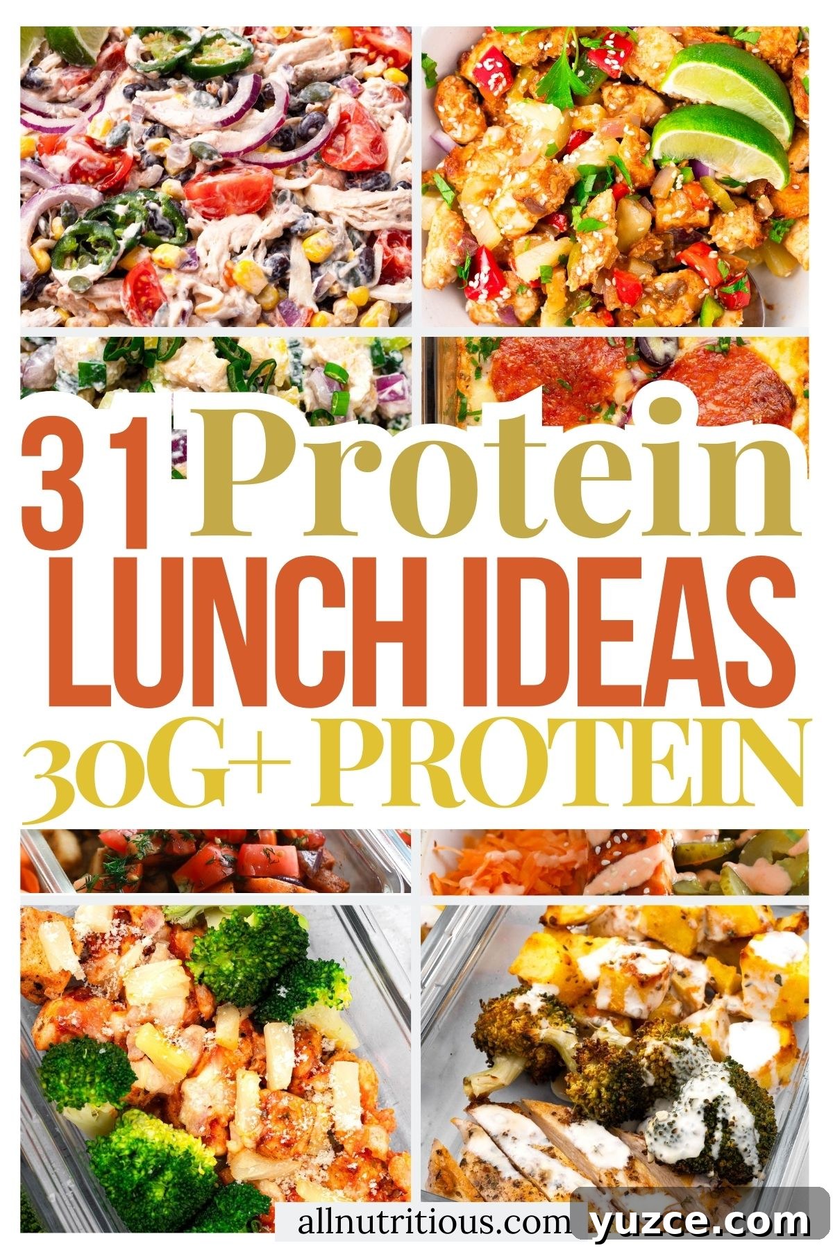 31 High Protein Lunch Ideas With 30+ G Protein featured